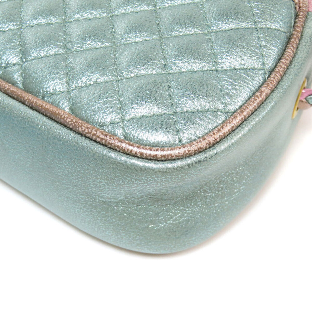 Gucci Bag Calfskin blue Quilted Trapuntata Laminated pink - Picture 9 of 11